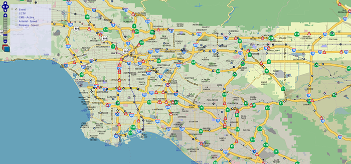 RIITS Map of the metro Los Angeles area